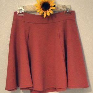 Forever 21 Coral pink, Pleated Mini Skirt